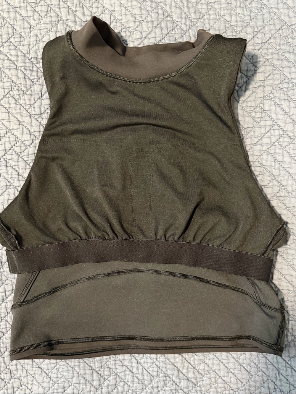 Lululemon Everlux Mesh Cropped Tank Size 8 - Picture 8 of 16
